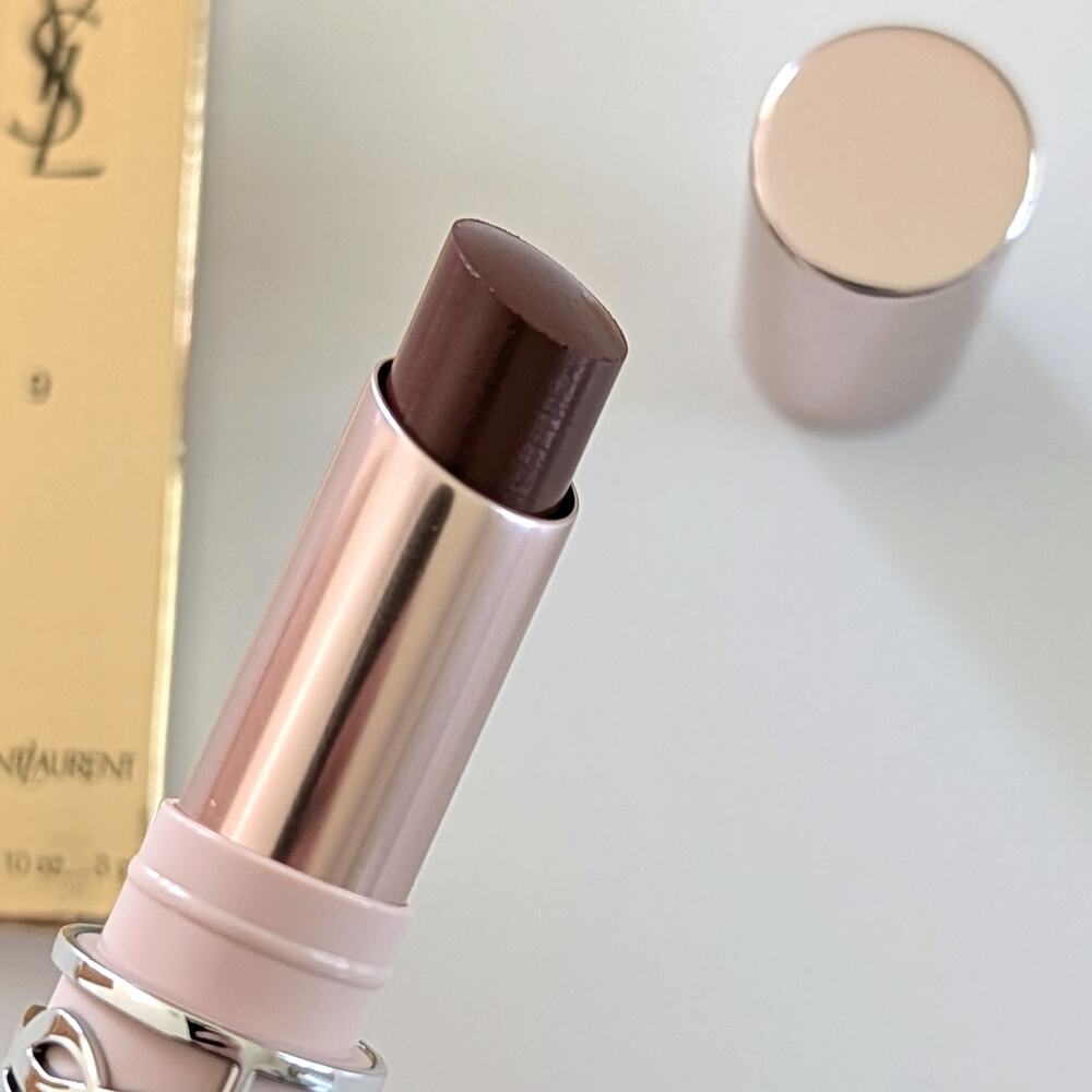 YSL Lovenude Lip Blusher Lipstick 9 3AM Espresso 0.1 oz (full size)